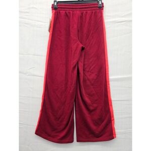 Universal Thread Maroon Red Striped Wide Leg Sweatpants XS NWT 013101939